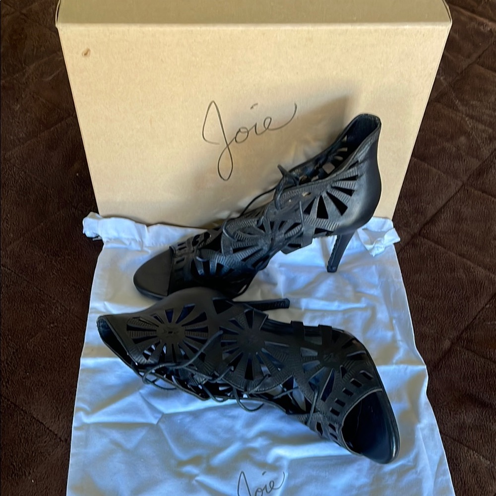 Joie Black Women's Heeled Sandals